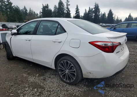 2016 Toyota Corolla L from USA, damaged, VIN 2T1BURHE1GC585561